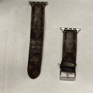 Louis Vuitton Apple Watch Band for Series 3 and up. Fits 40 to 44 mm watches.